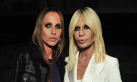 versace gianni e donatella|donatella versace and daughter.